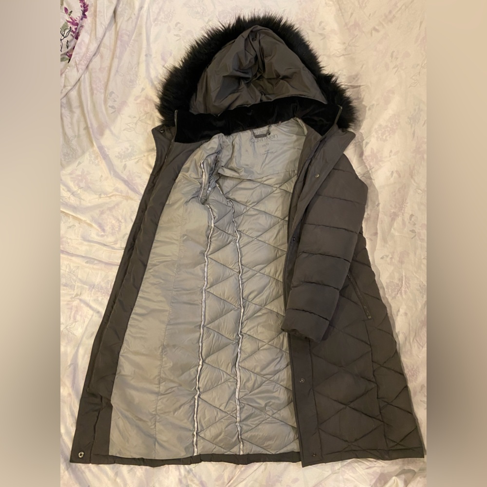 Calvin Klein winter parka with down